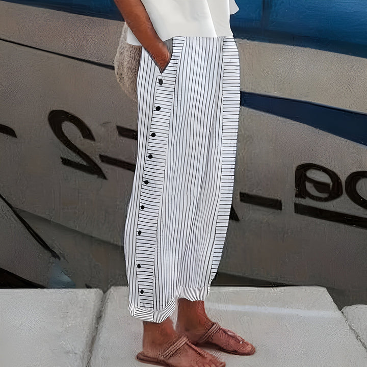 Belinda | Stylish Summer Striped Pants
