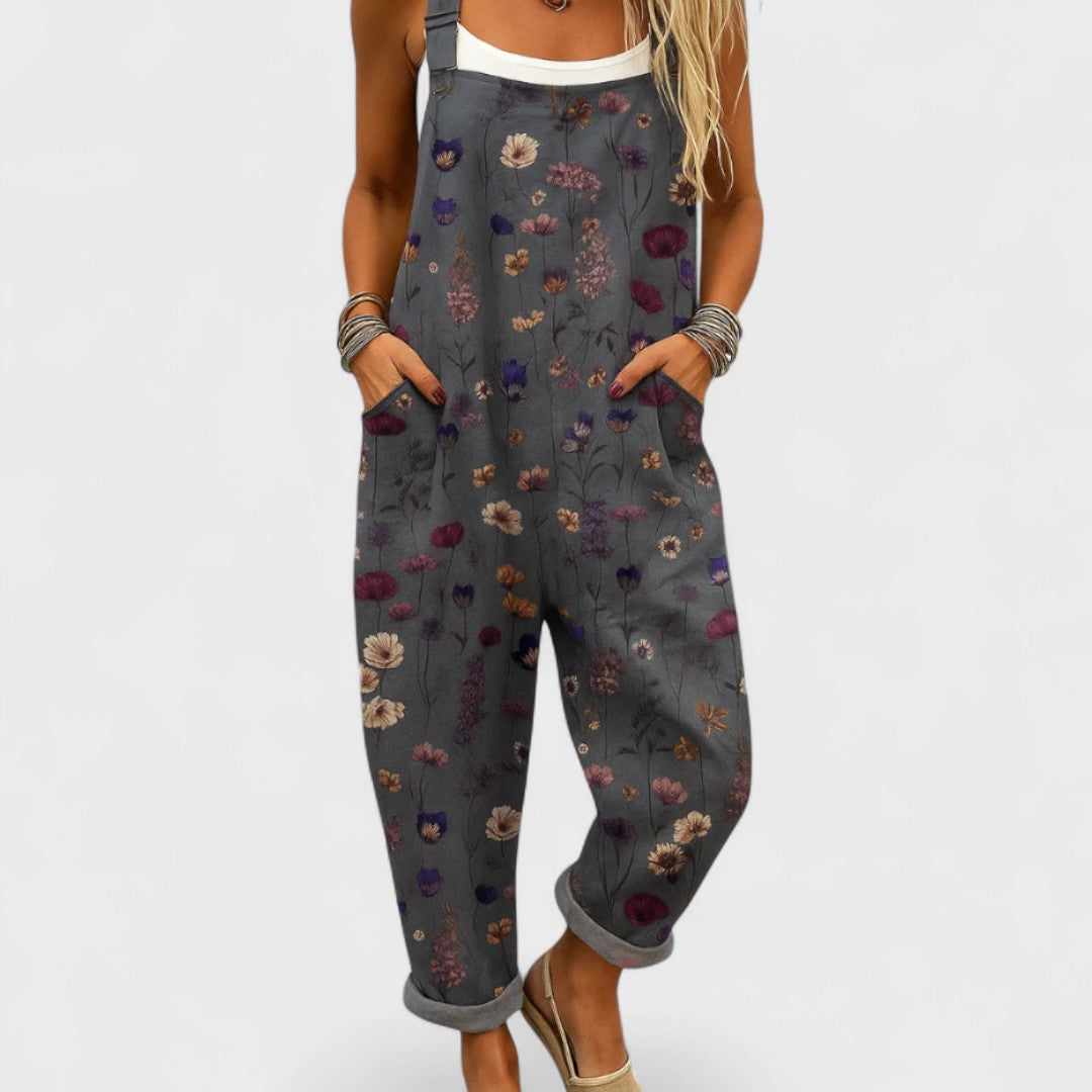 Ilse | Women's Artisan Jumpsuit with Straps