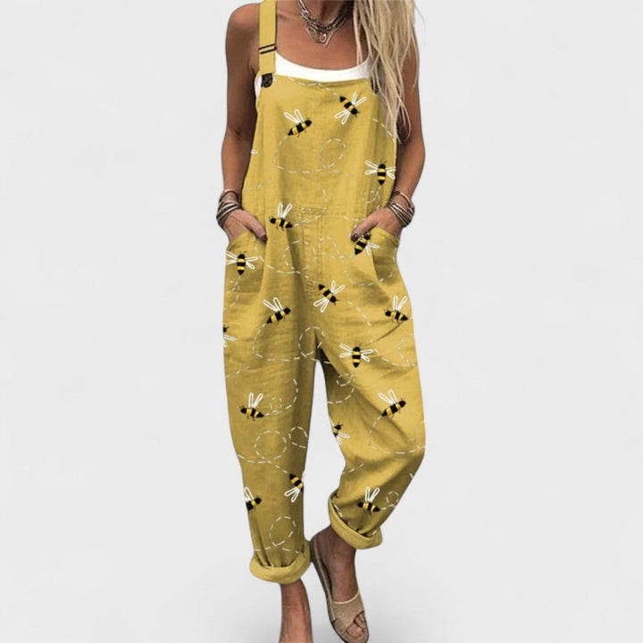 Ilse | Women's Artisan Jumpsuit with Straps
