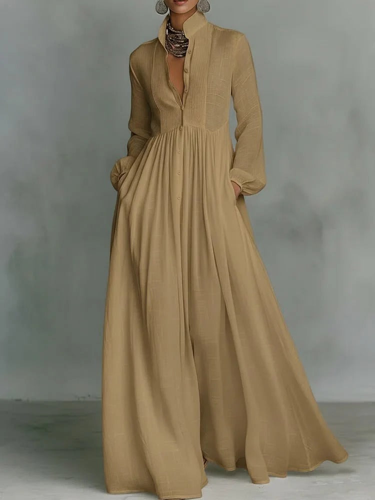Marni | Flowing Button-Front Maxi Dress