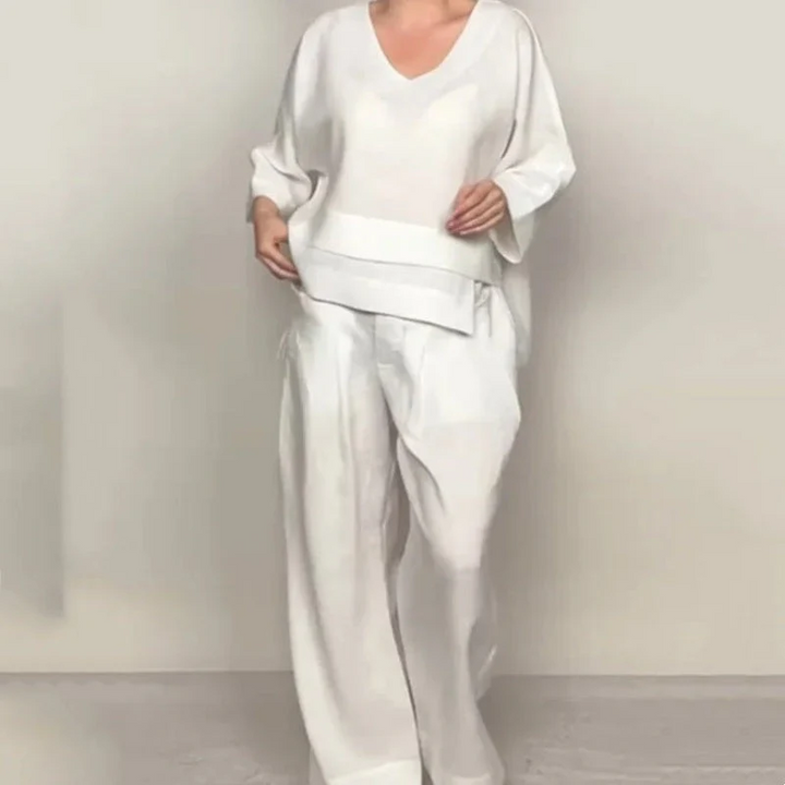 Roxie | Relaxed Linen-Cotton Two-Piece Set
