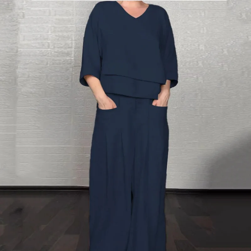 Roxie | Relaxed Linen-Cotton Two-Piece Set