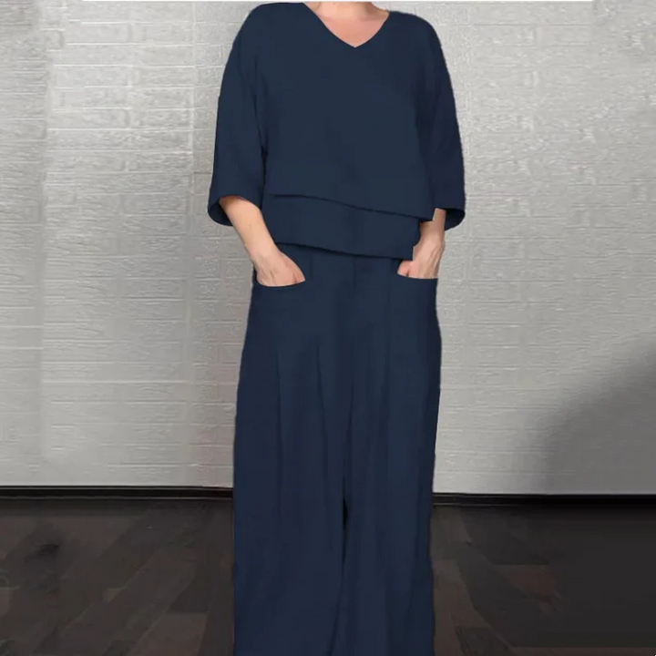 Roxie | Relaxed Linen-Cotton Two-Piece Set