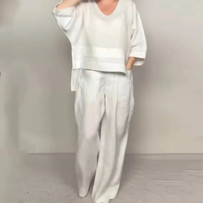 Roxie | Relaxed Linen-Cotton Two-Piece Set