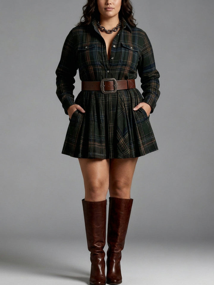 Julia | Checked Mini with Matching Belt