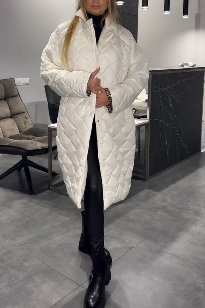Annie – Quilted Longline Padded Coat