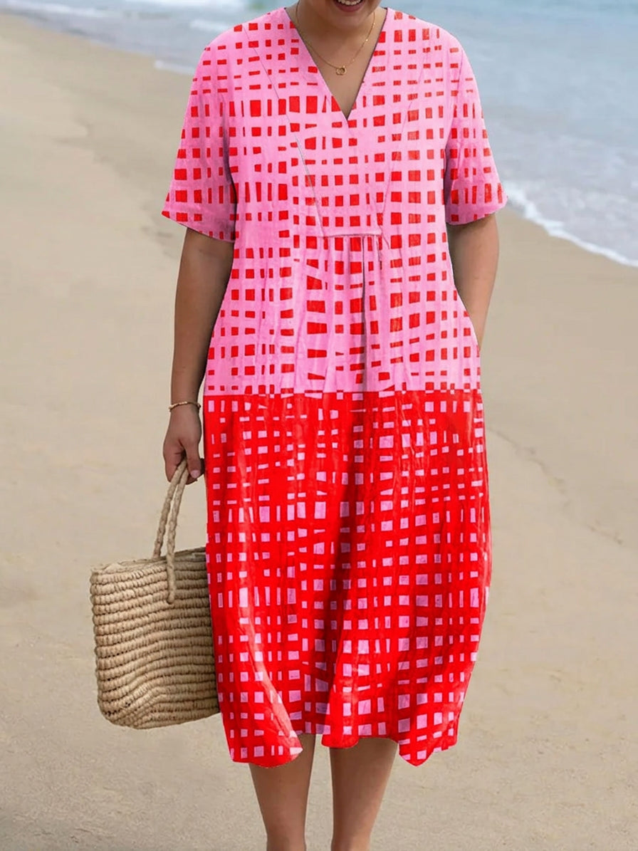 Mabel | Checked Day Dress