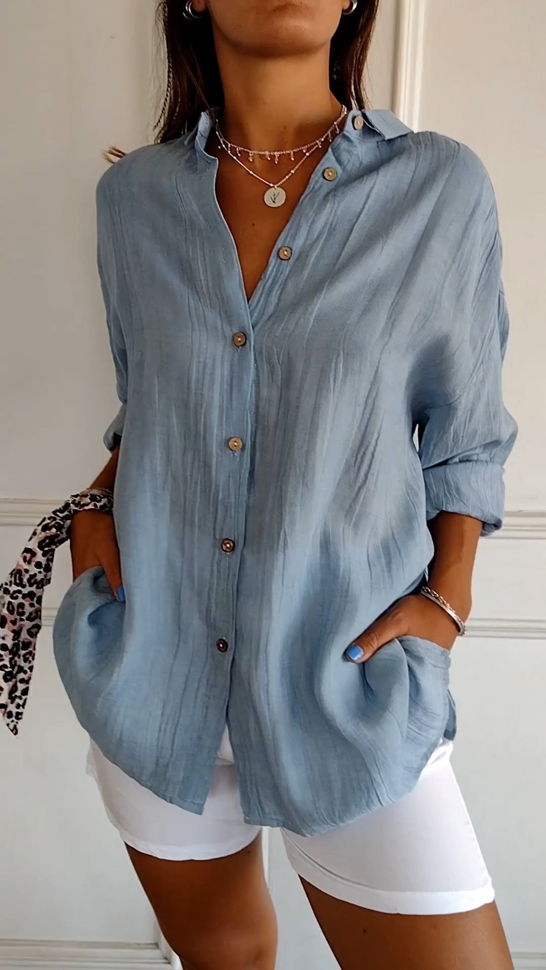 Emma | Pleated Blouse