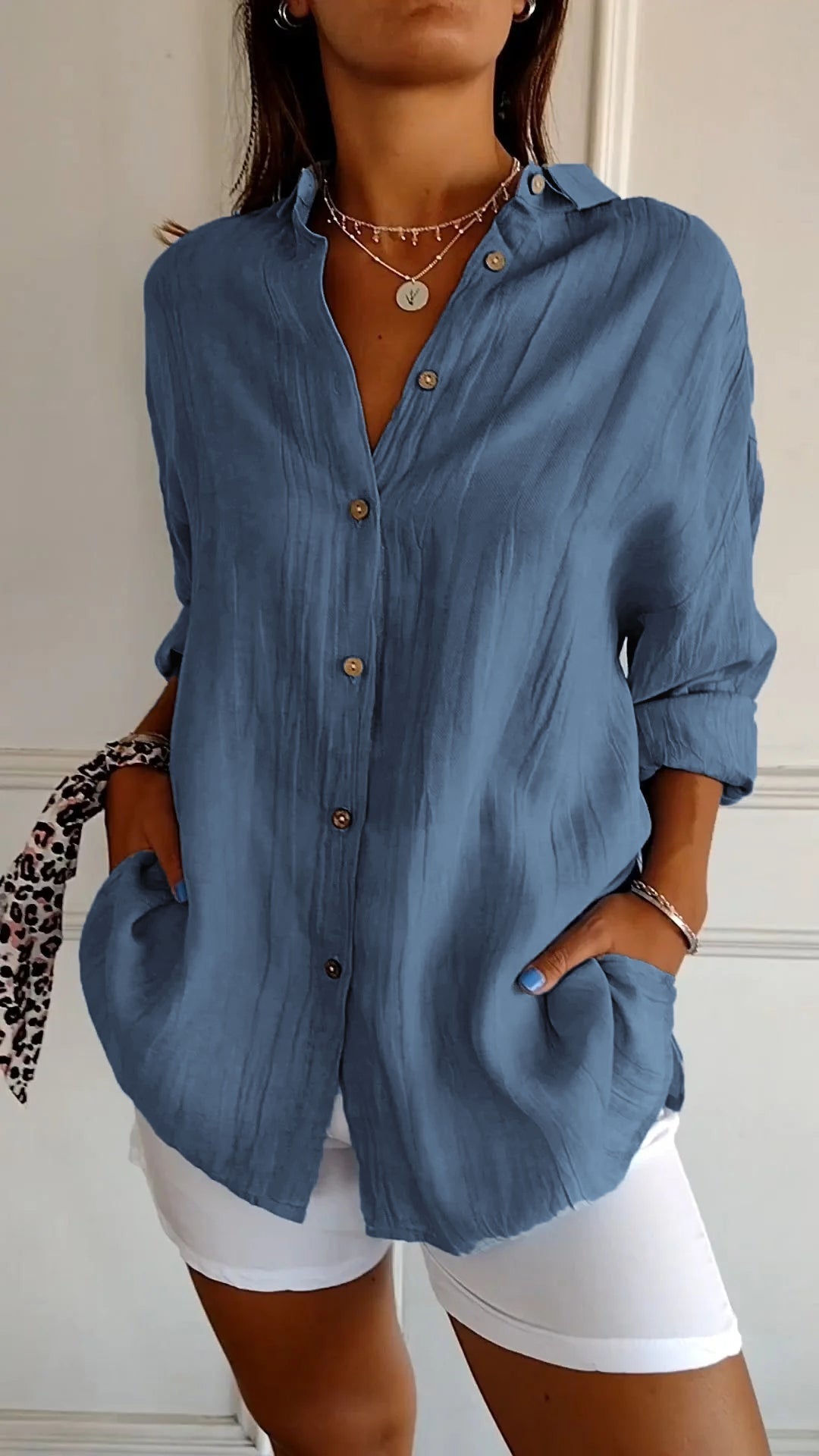 Sophia | Pleated Blouse
