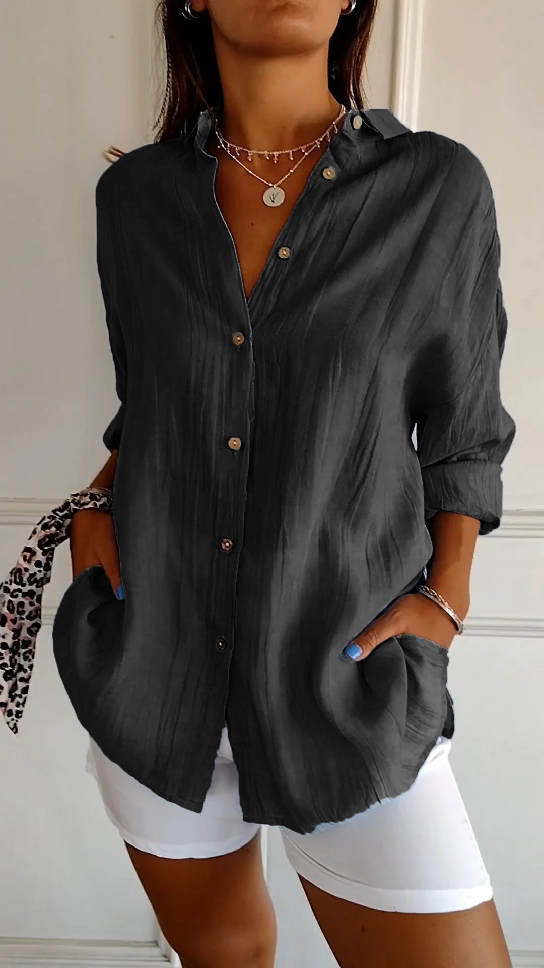 Emily | Pleated Blouse