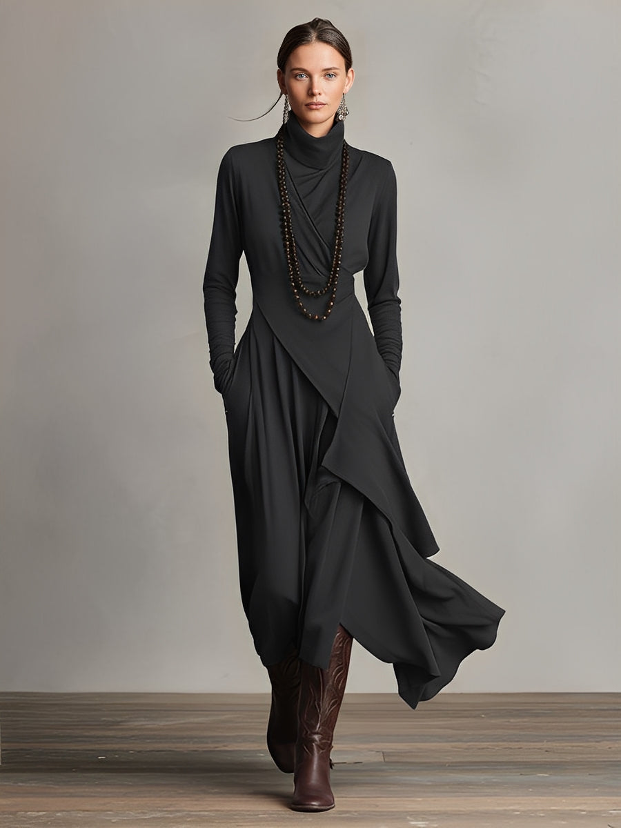 Dakota | Elegant Draped Dress