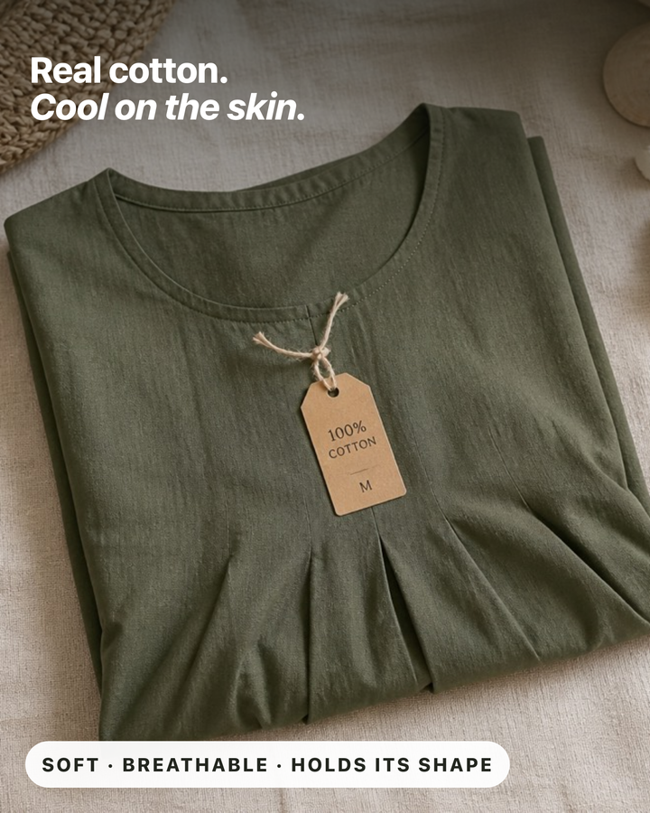 Kwani – Easy Casual Pocket Midi Dress