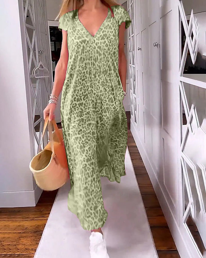 Alondra | V-Neck Maxi Dress