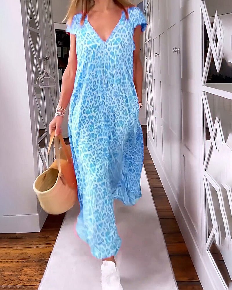 Alondra | V-Neck Maxi Dress