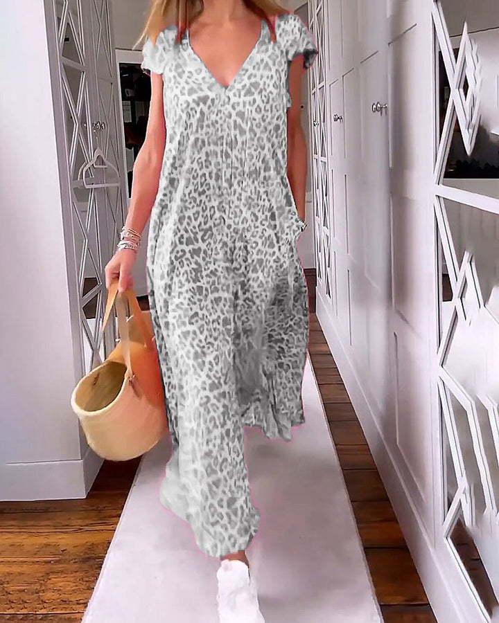 Alondra | V-Neck Maxi Dress