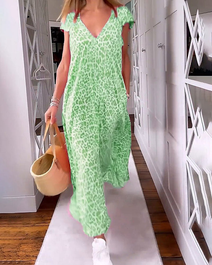 Alondra | V-Neck Maxi Dress