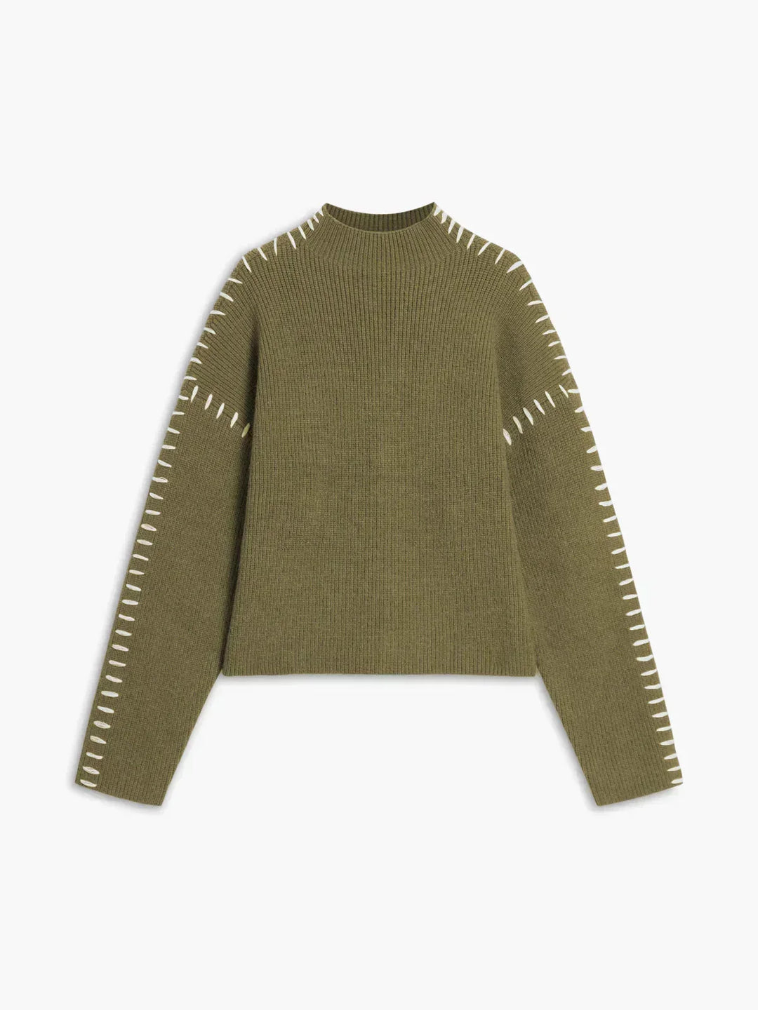 Jolene – Oversized Whipstitch Detail Sweater