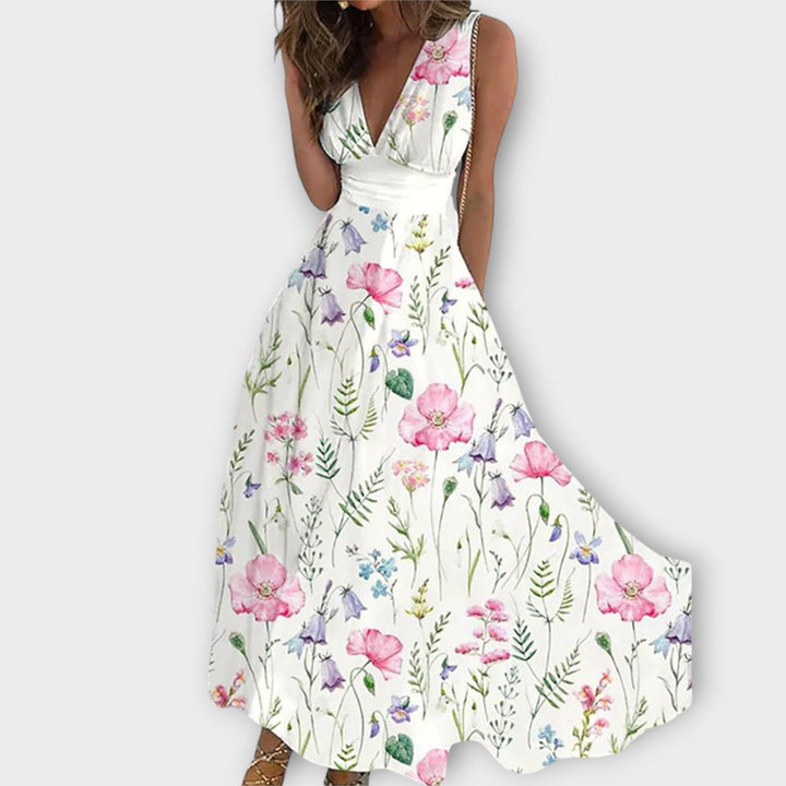 Dulcie | Floral V-Neck Dress