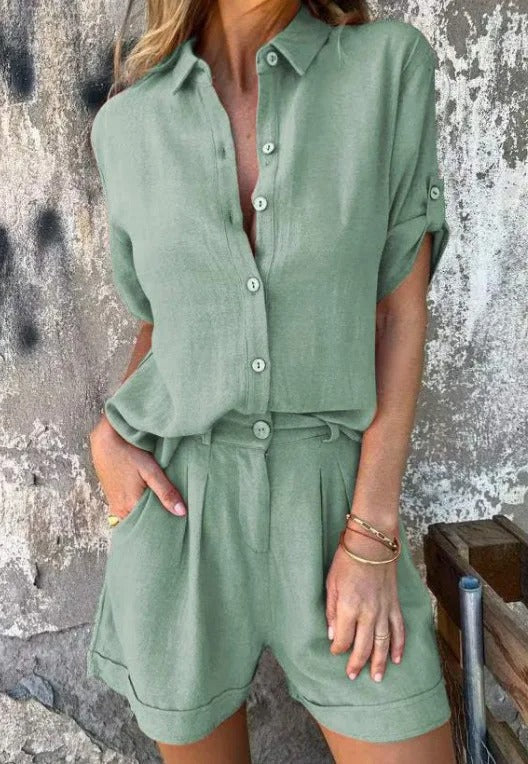 Winona | Set Buttoned Light