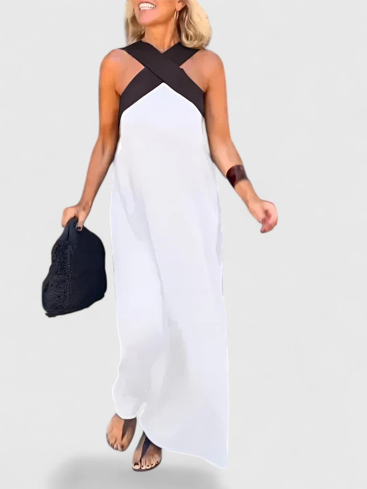 Solana | Elegant Crossback Dress