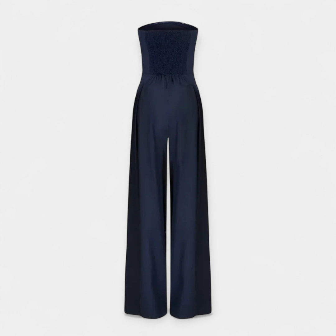Catalina | Strapless Bustier Jumpsuit