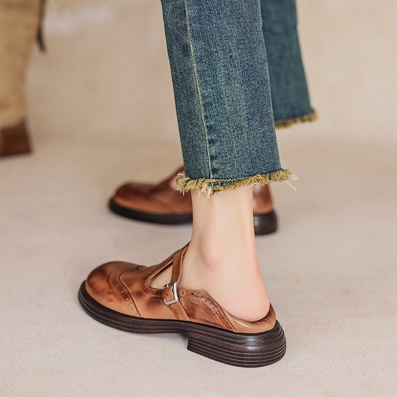 Kenley | Elegant Mary Janes Made of Leather