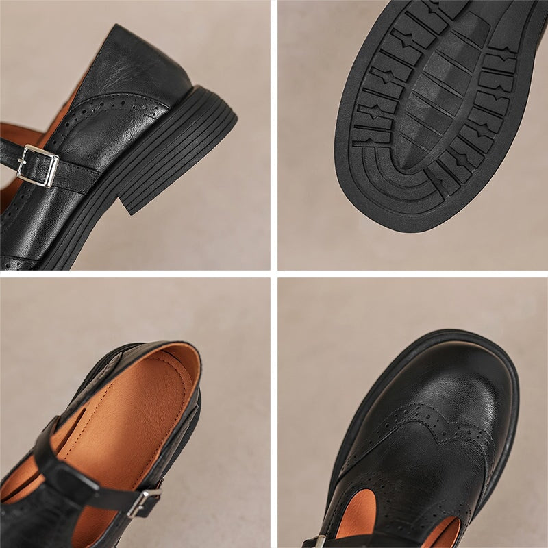 Kenley | Elegant Mary Janes Made of Leather