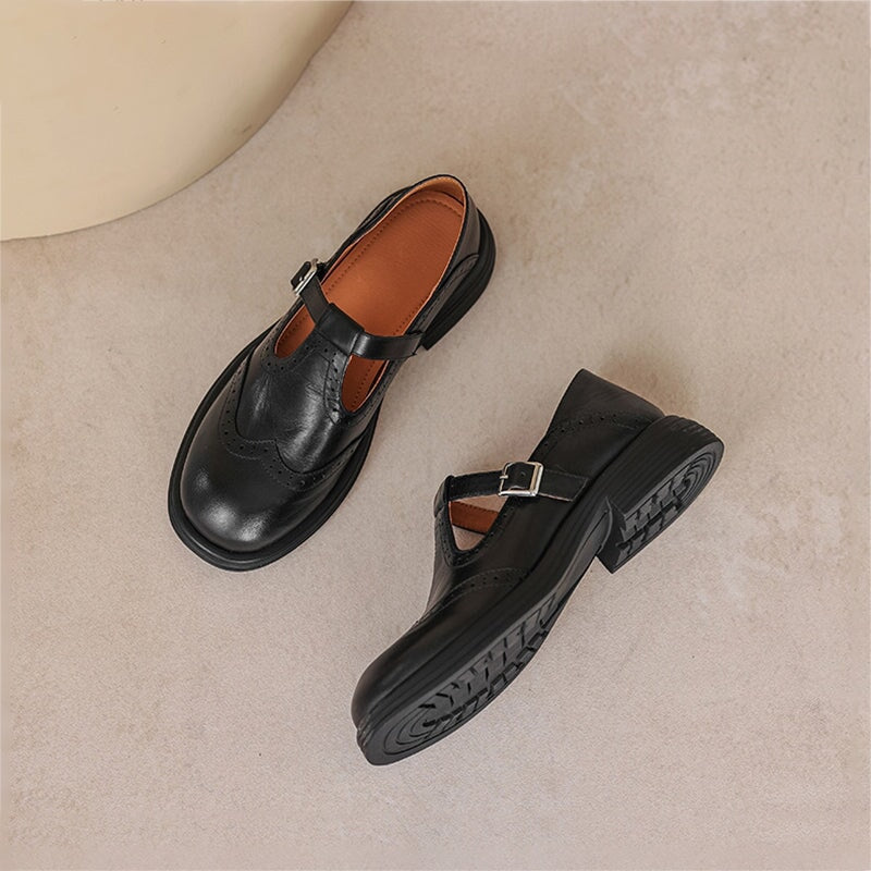 Kenley | Elegant Mary Janes Made of Leather