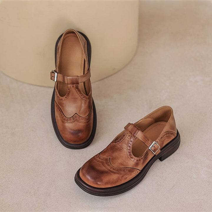 Kenley | Elegant Mary Janes Made of Leather