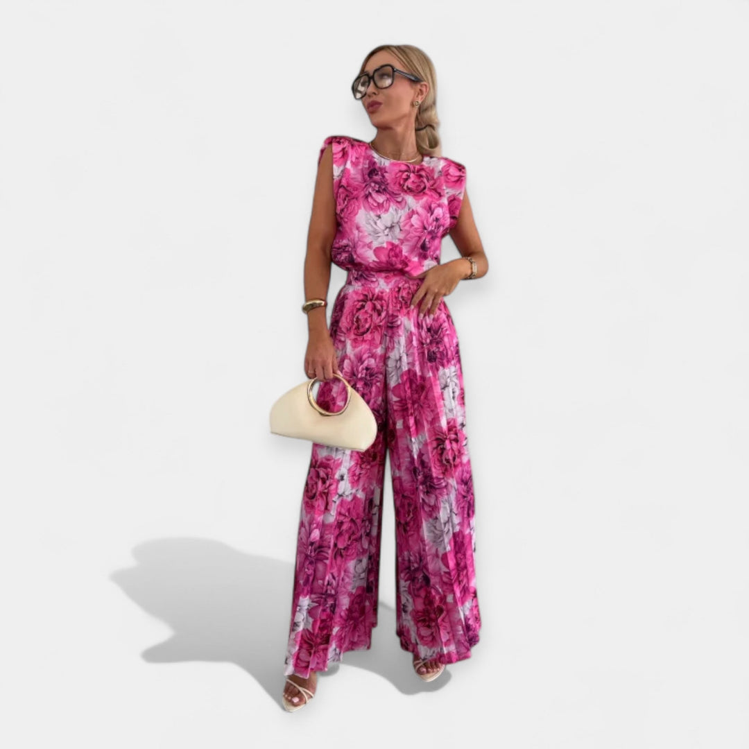 Jackie | Summer Outfit: Top and Pants Set