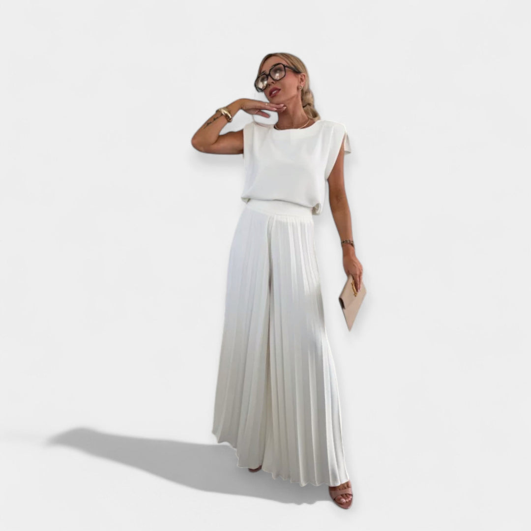 Jackie | Summer Outfit: Top and Pants Set