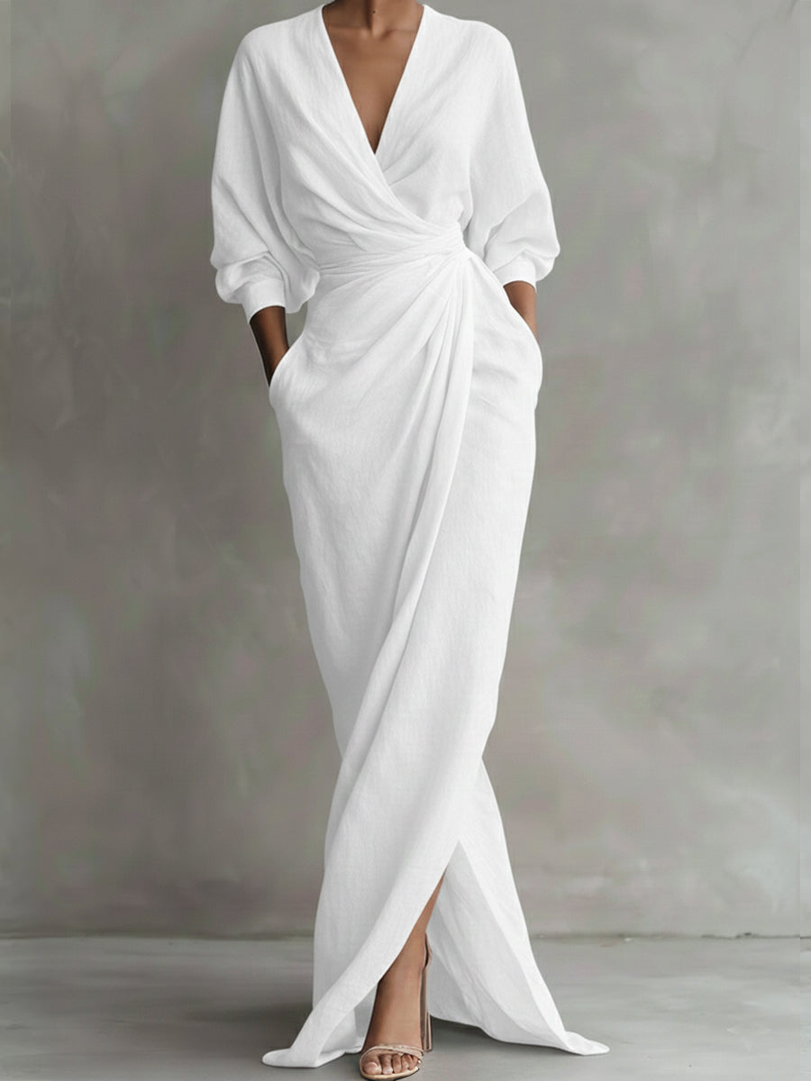 Minerva | Wrap Maxi Dress