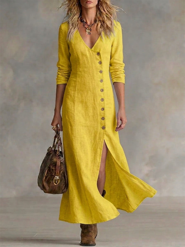 Pomeline | Button Maxi Dress