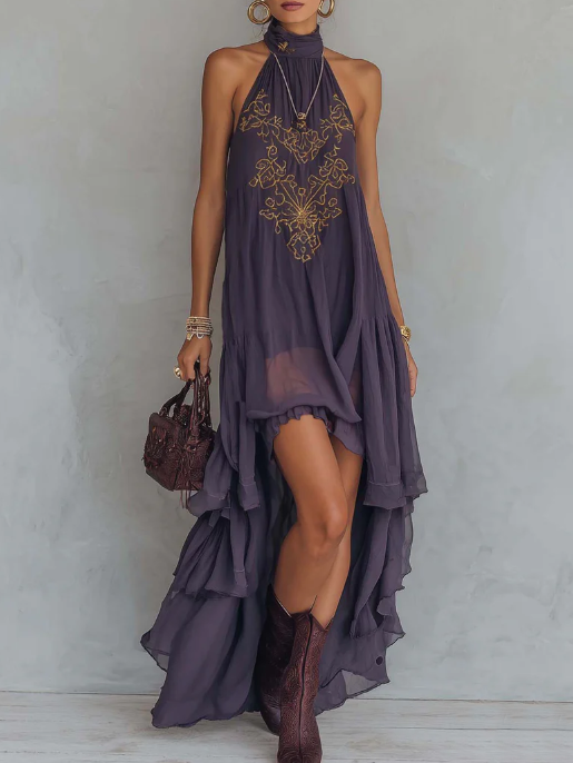 Mabella | Embroidered Maxi Dress
