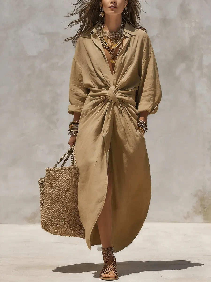 Amaya | Knot Maxi Dress