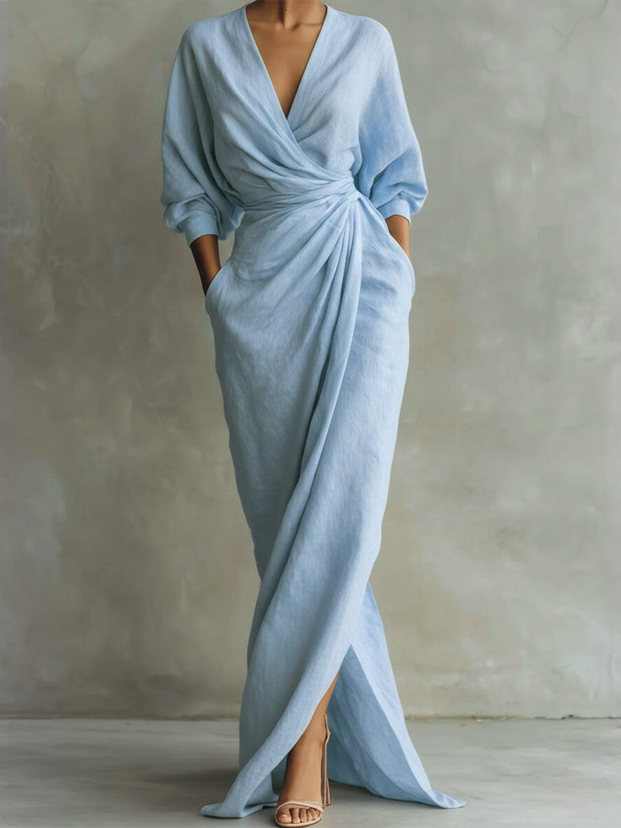 Minerva | Wrap Maxi Dress