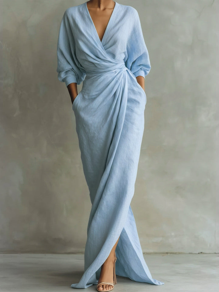 Minerva | Wrap Maxi Dress