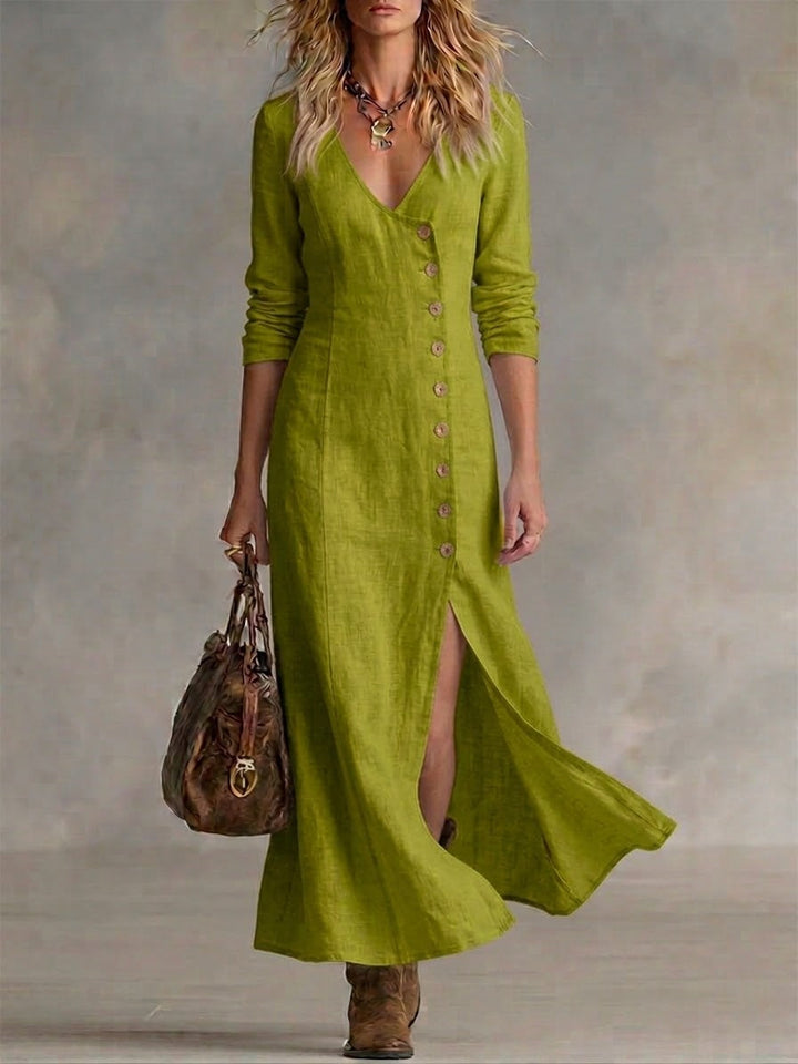 Pomeline | Button Maxi Dress