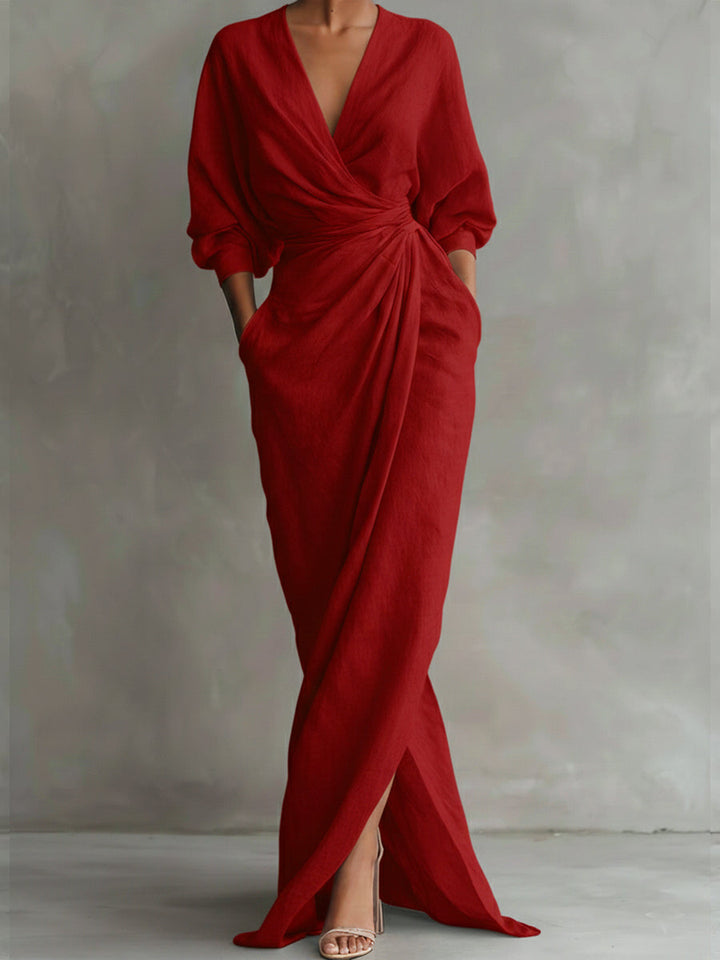 Minerva | Wrap Maxi Dress