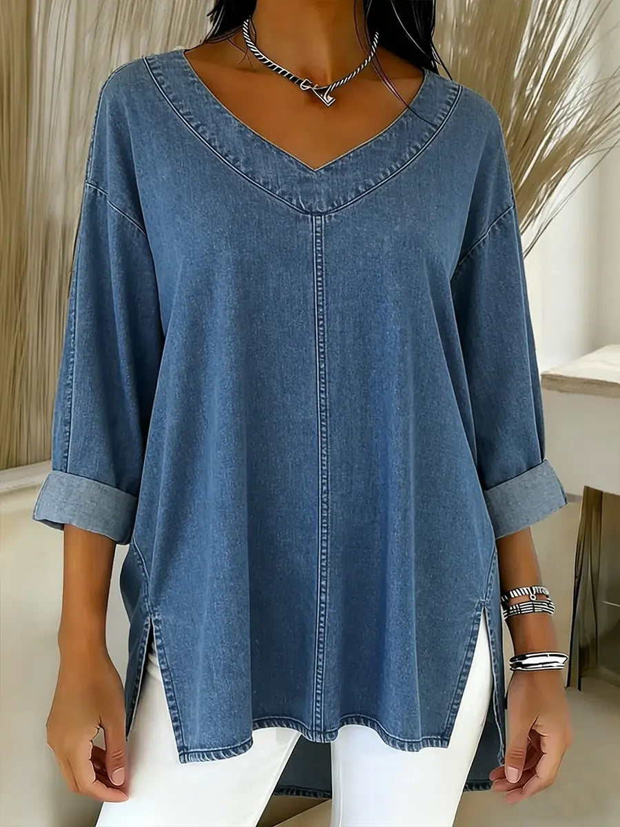 Tallulah | Stylish Denim Top