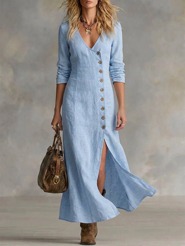 Pomeline | Button Maxi Dress