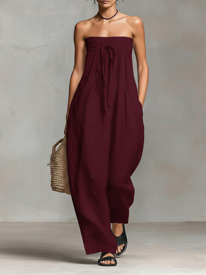 Leontine | Strapless Flow Maxi Dress