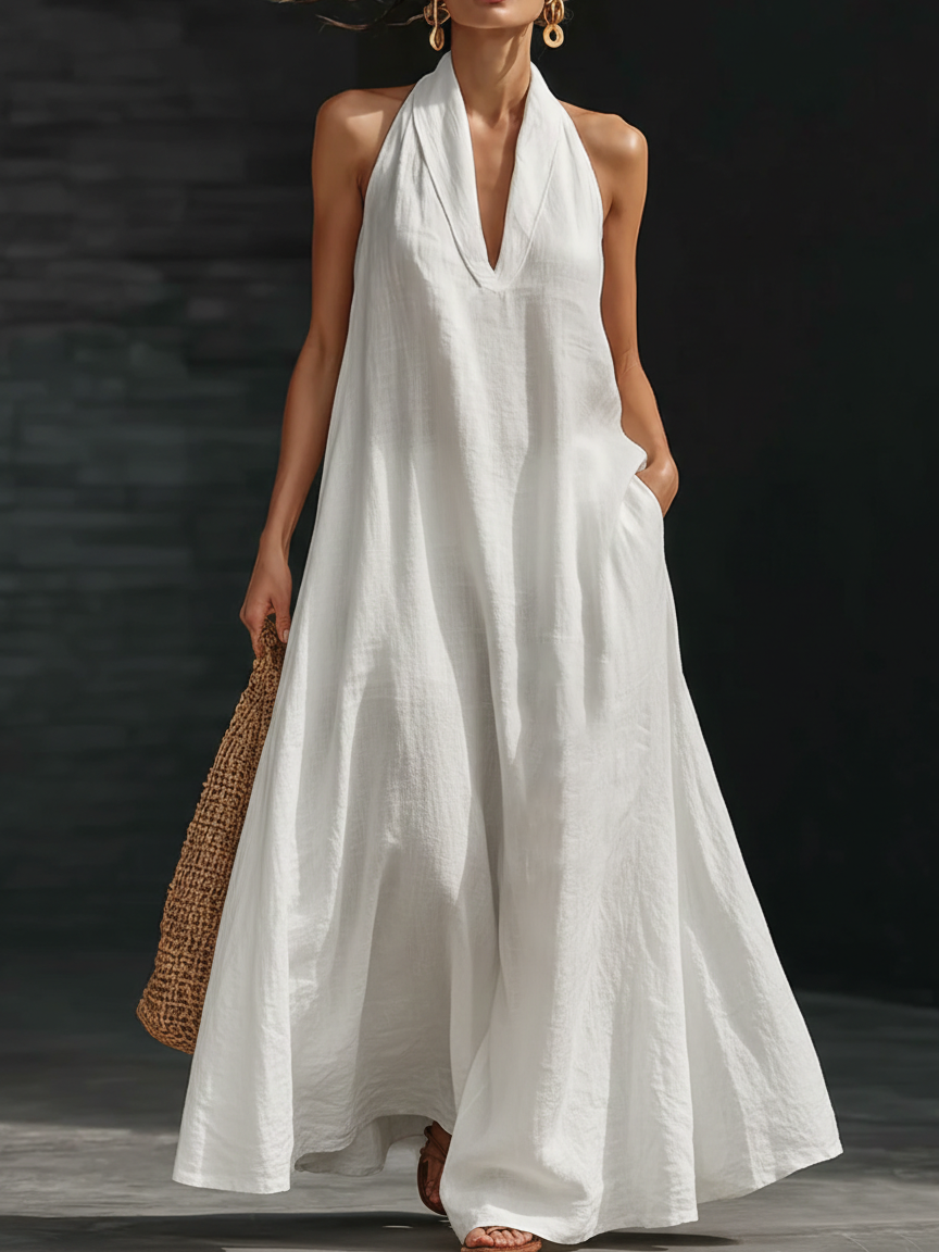 Regina | Halter Maxi Dress