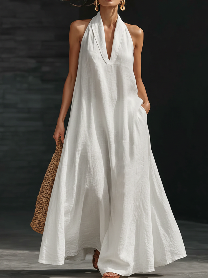 Regina | Halter Maxi Dress