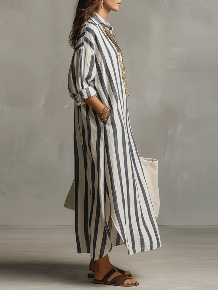 Valancy | Stripe Oversized Maxi Dress