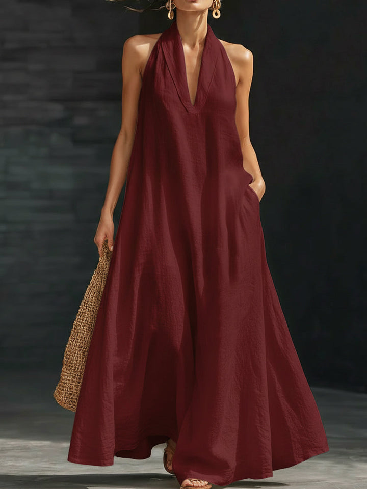 Regina | Halter Maxi Dress