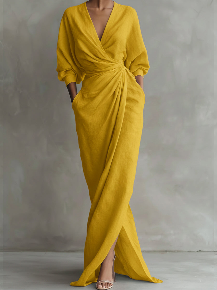 Minerva | Wrap Maxi Dress