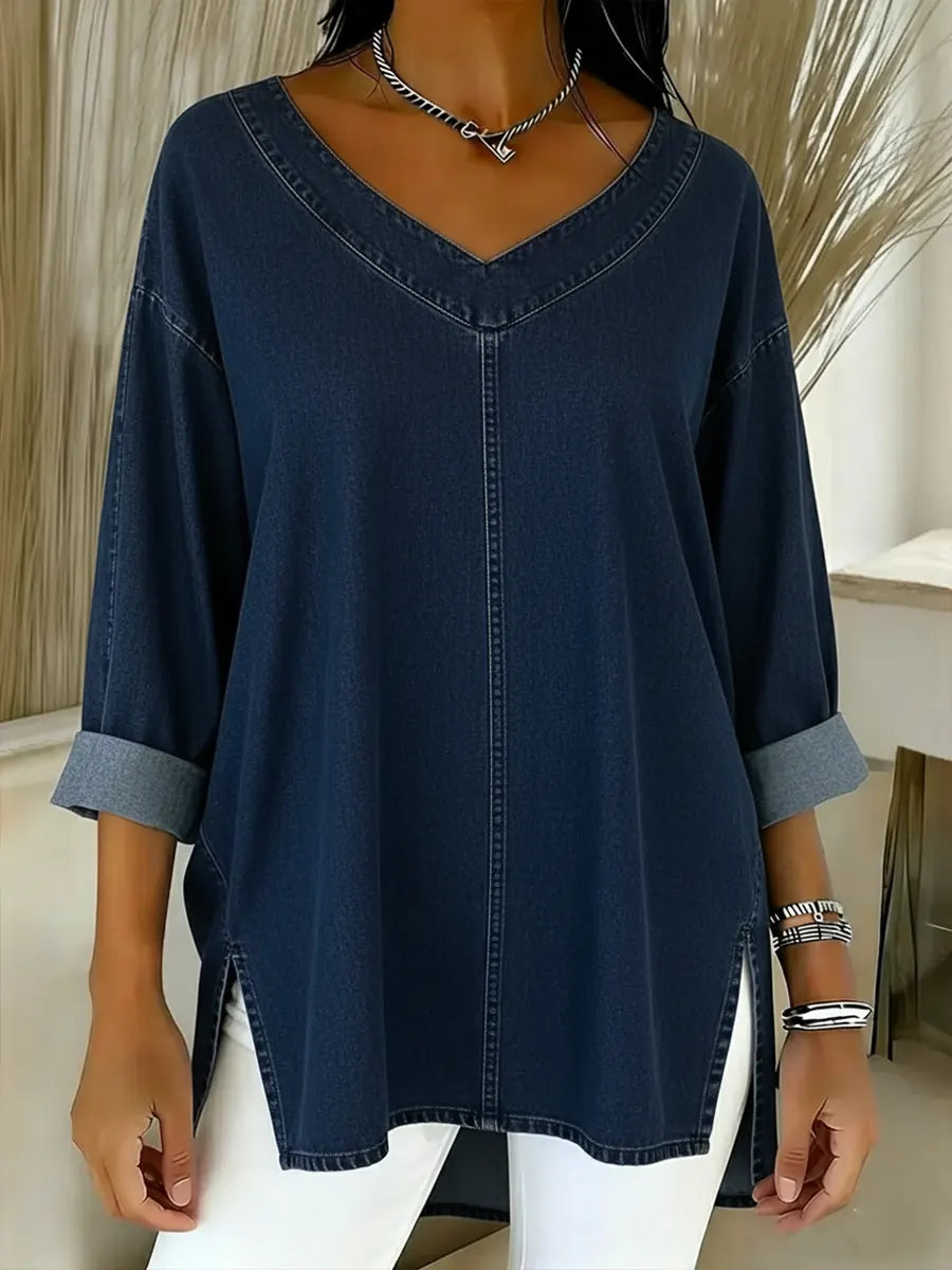 Tallulah | Stylish Denim Top