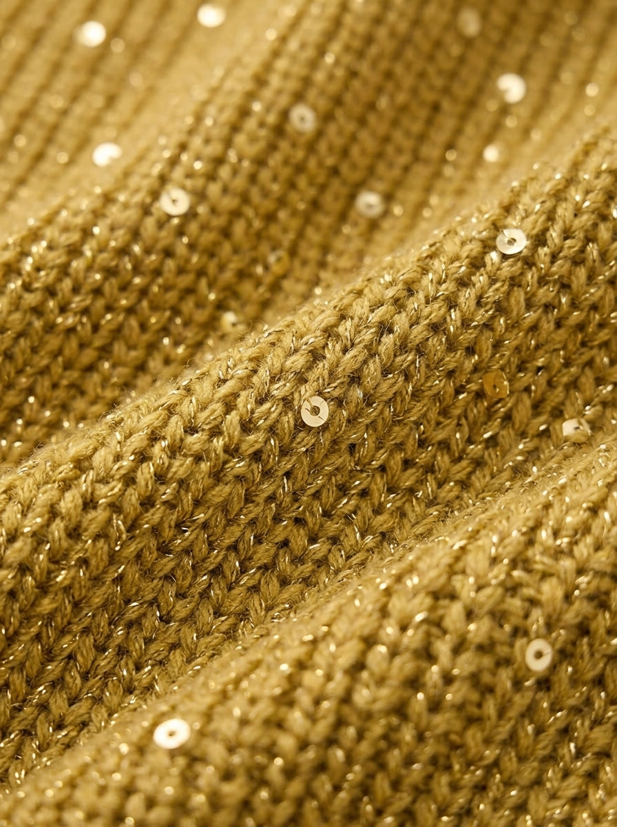 Noreen – Oversized Collared Cardigan with Gold Buttons