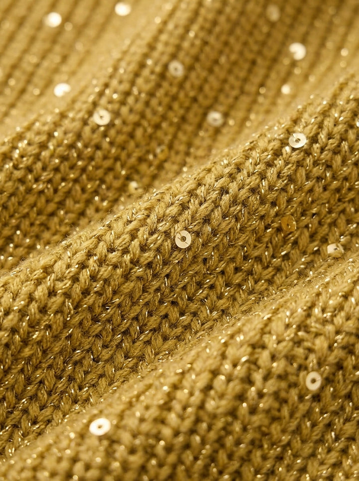 Noreen – Oversized Collared Cardigan with Gold Buttons